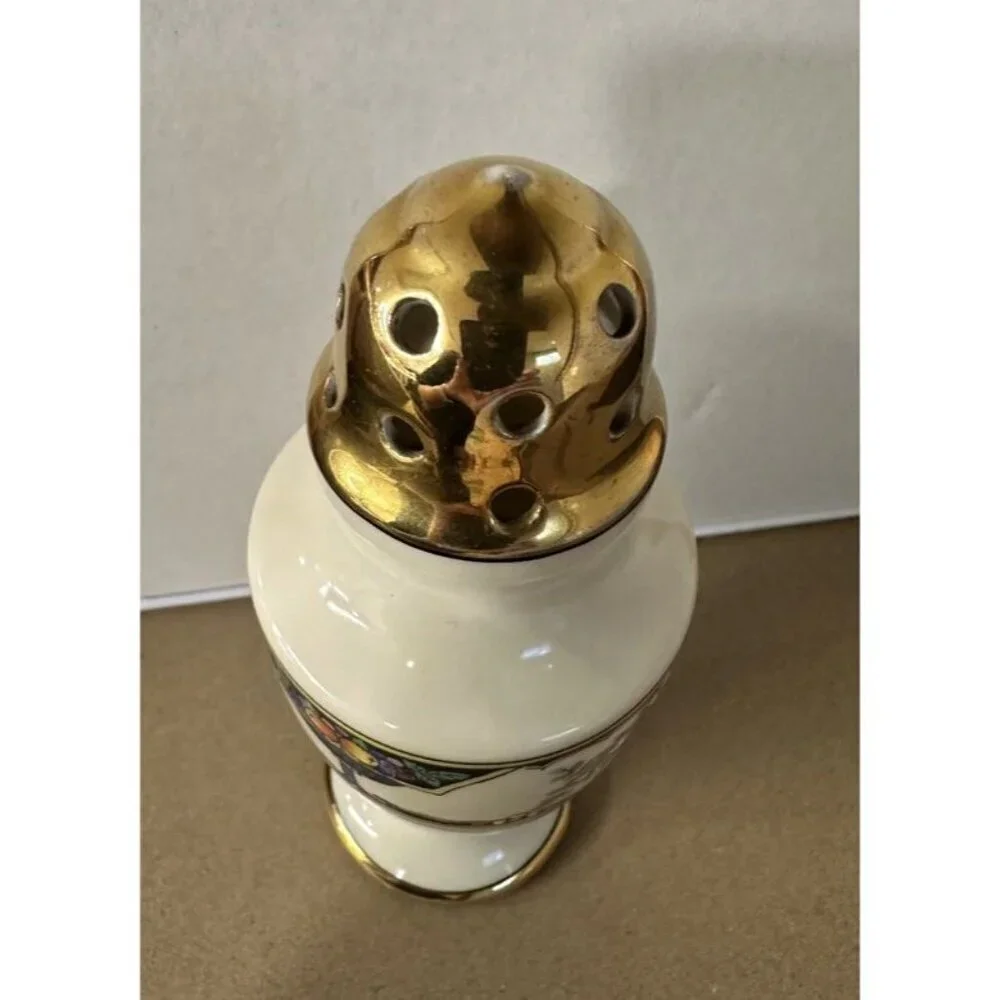 Vintage Noritake Sugar Shaker Colorful Fruit Design Made in Japan